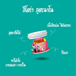 สีทาบ้าน สูตรเช็ดได้ Tora Nano (3.785 ลิตร ) สีน้ำอะครีลิคชนิดกึ่งเงา สีน้ำทาบ้าน Pastel loft 1 G