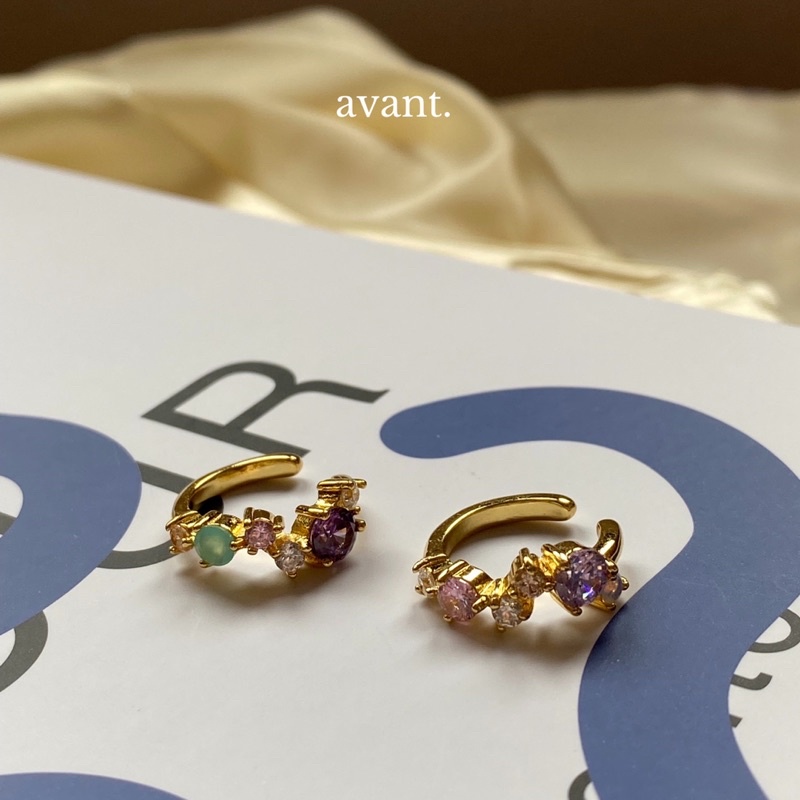 avantgarde.bkk 🌷Florista ear cuff (brass+18k) 115฿/ชิ้น - รูปที่ 2