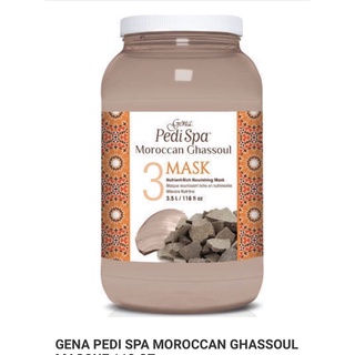 Gena Pedi Spa Moroccan Ghassoul Mark ของแท้✅ มาร์คสูตรโมร็อกโก สำหรับสปามือและเท้า 118 OZ