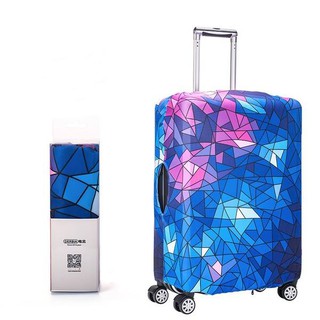 Chu Luggage  ผ้าคลุมกระเป๋าเดินทาง  รุ่น015  สีน้ำเงิน