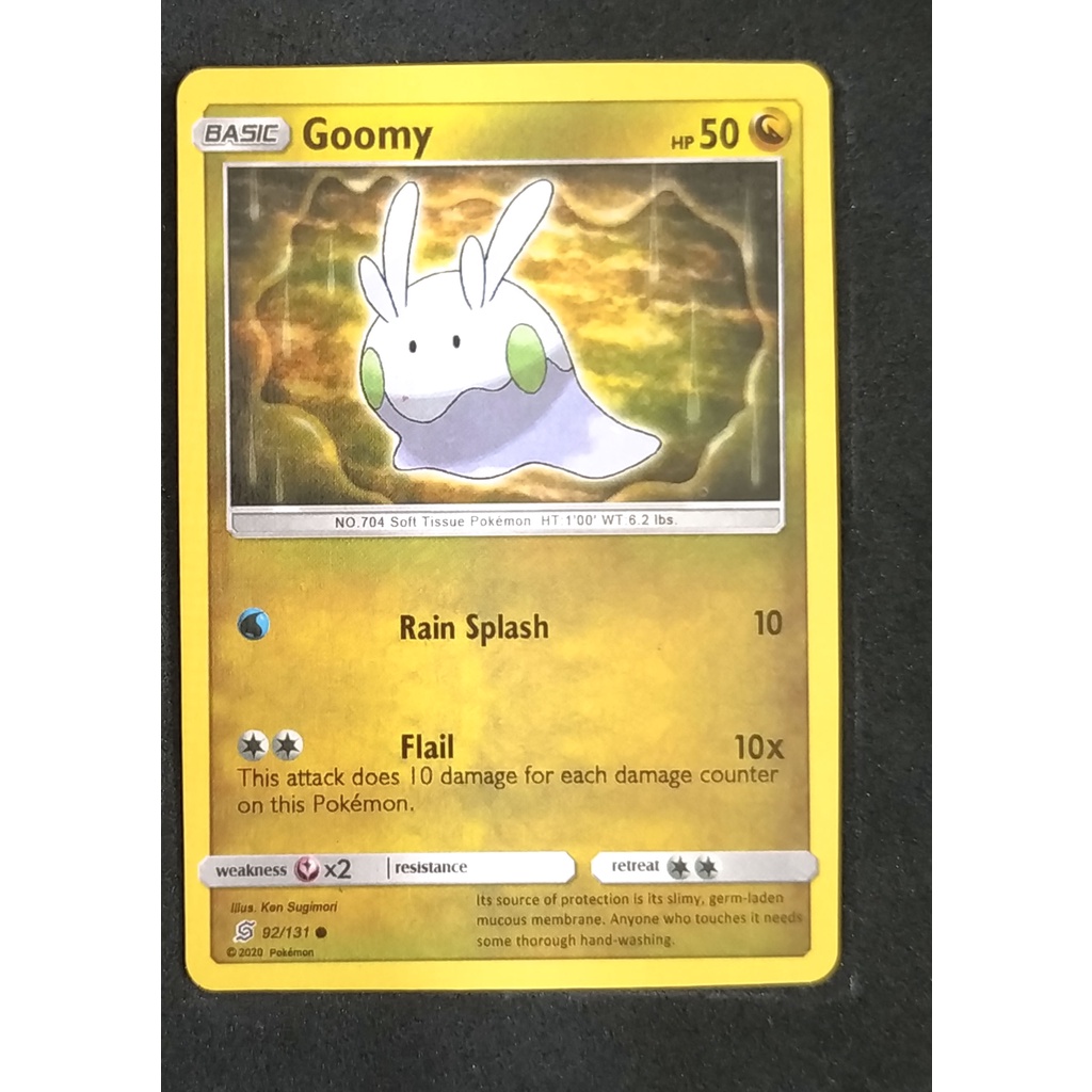 Goomy Basic 92/131 นูเมรา Pokemon Card (Normal) ภาษาอังกฤษ