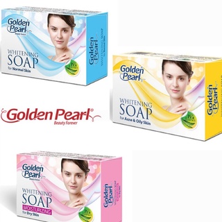 Golden Pearl Whitening Soap สบู่สำหรับผิวธรรมดาและผิวมัน