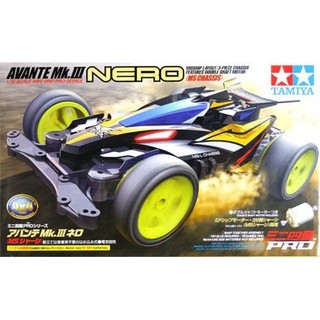 รถราง Mini 4WD Tamiya 1/32 TA18627 AVANTE MK.III NERO