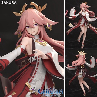 Figure ฟิกเกอร์ Honkai Impact 3rd Houkai Gakuen Genshin ฮงไกอิมแพ็ค Sakura Yae Goushinnso Memento ซากุระ เย Miko Model