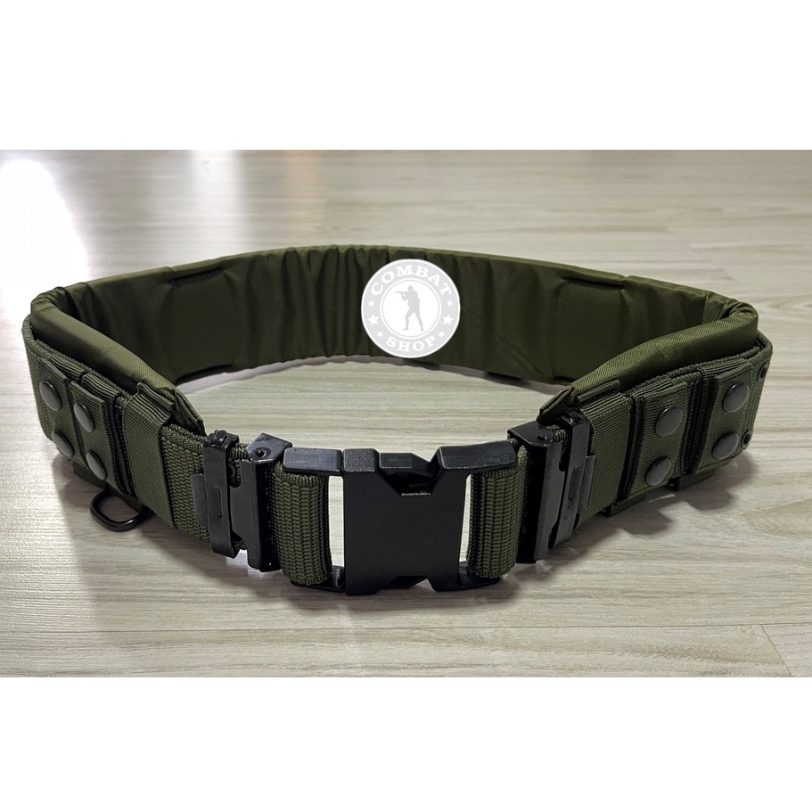 เข็มขัดสนาม พร้อมนวม!!  งานแบรนด์ camp swat พร้อมสายโยงบ่า  เข็มขัดสนามทหาร สายโยงบ่าทหาร ทบ.