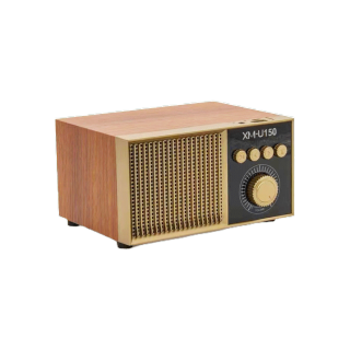 โปรโมชั่น : NEW XM-U150 ขาตั้งลำโพง Bluetooth ซับวูฟเฟอร์ Retro คอมพิวเตอร์พกพาแบบพกพาการ์ดไร้สาย FM ลำโพงขนาดเล็ก