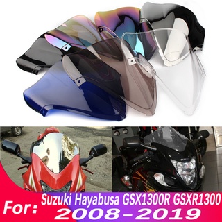 กระจกกันลมพลาสติก ABS อุปกรณ์เสริม สําหรับรถจักรยานยนต์ SUZUKI Hayabusa GSX1300R GSX 1300 R 2008 2009 2010 2011 2012 2013 2014 2015 2016 2017 2018