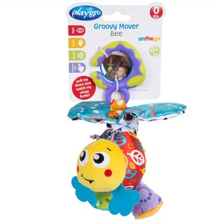 [ใช้ 2 โค้ดลดเพิ่ม] Playgro ของเล่นตุ๊กตาผึ้งน้อย Groovy Mover Bee