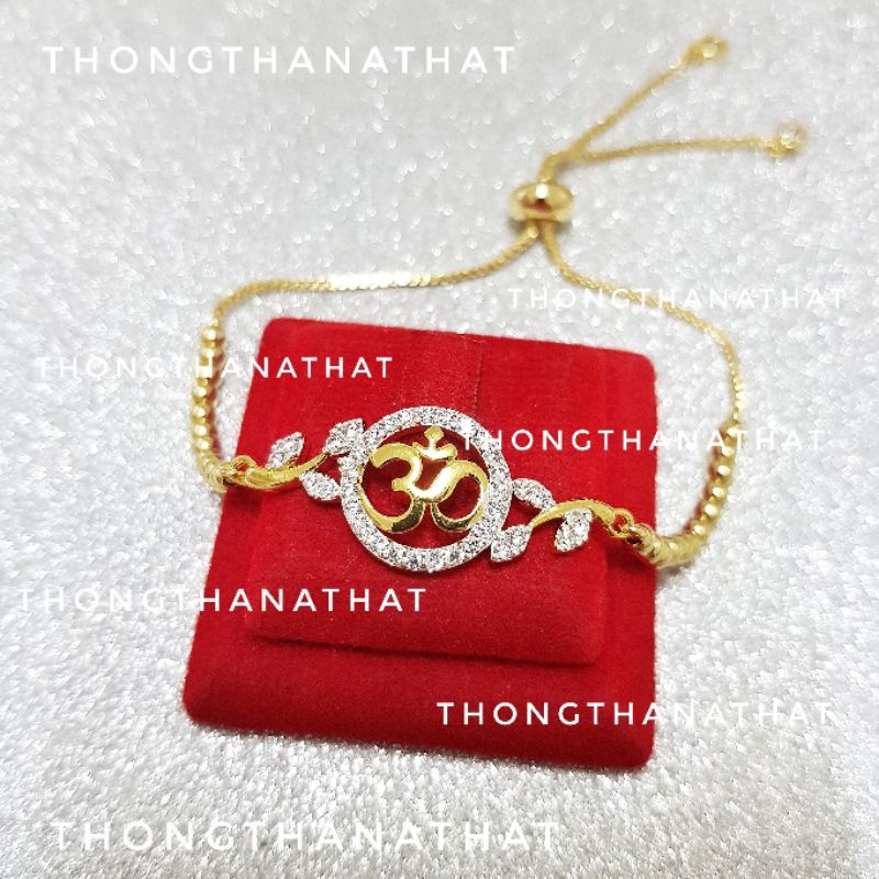 สร้อยข้อมือสายรูดโอม ใบมะกอก สัญลักษณ์พระพิฆเนศ คิดสมปรารถนา สายรูด โอม พระพิฆเนศ ข้อมือสายรูด สร้อยข้อมือโอม ใบมะกอก