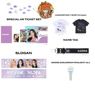 [พร้อมส่ง] 2022 aespa FAN MEETING “MY SYNK. aespa” OFFICIAL MD 1st LINE UP - Special AR Ticket KARINA