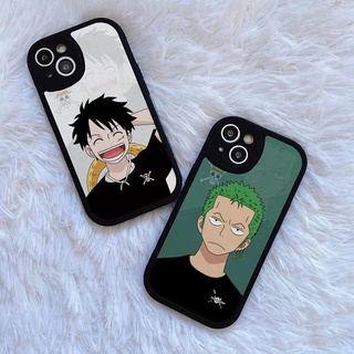 For iPhone 15 14 13 12 11 Pro Xs max 6 6S 7 8 Plus X XR mini 11promax 12promax 13promax Cute Cartoon ONE PIECE Luffy Zoro Shockproof Soft Phone Case Back Cover XPN 01