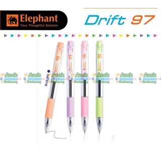 ปากกาช้างดริฟท์ 97 หมึก น้ำเงินคละสี (จำนวน 1 แท่ง)