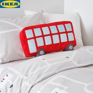 IKEA UPPTÅG อุปป์ทอค หมอนอิง, รองรับศีรษะของเด็กๆ ได้ดี ทั้งยังมีผิวสัมผัสนุ่มไม่ระคายเคืองผิวลูกน้อย แดง45x27 ซม.