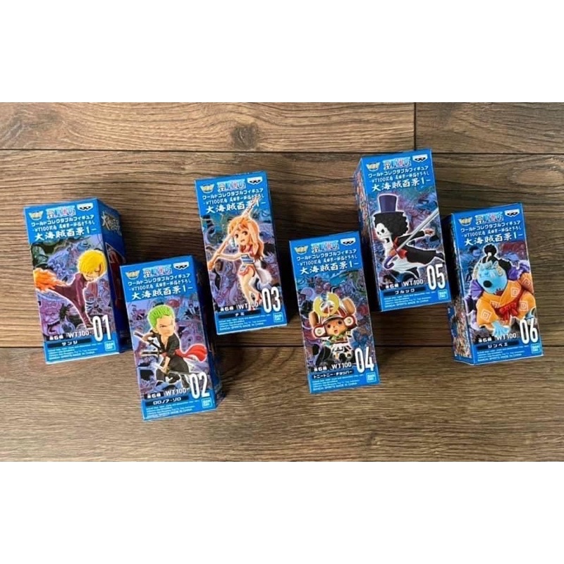 Banpresto WCF WT100 - Figura De PVC (6 Cm, 6 Unidades