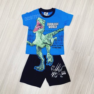 ชุดเสื้อพร้อมกางเกงลาย Jurassic world จูราสสิค เวิร์ล