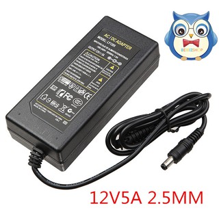 AC100-240V ke DC 12V 5A 60W Power Supply Adapter  (2.5MM)