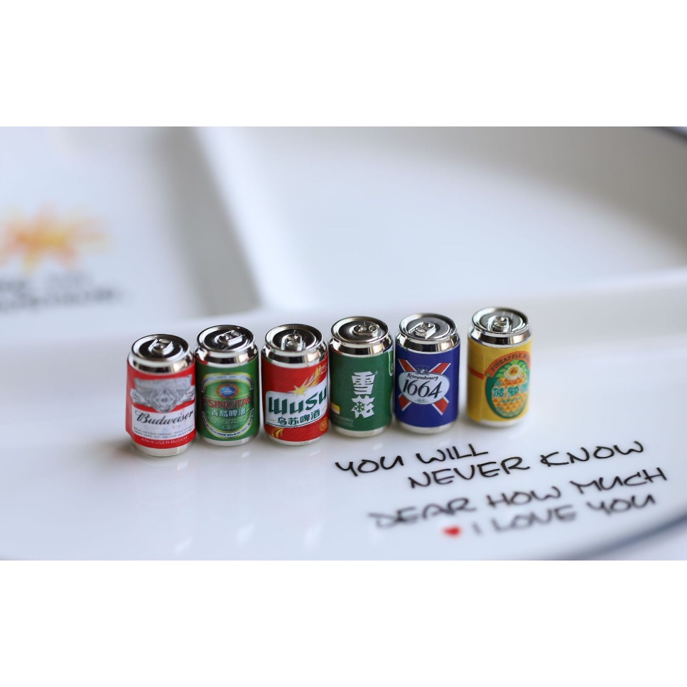 (🇹🇭พร้อมส่ง)ขวดเครื่องดื่มจิ๋ว ของเล่นจิ๋ว ของจิ๋ว โมเดลขวดเครื่องดื่มจิ๋ว มีหลายแบบให้เลือก พร้อมส่ง - รูปที่ 2