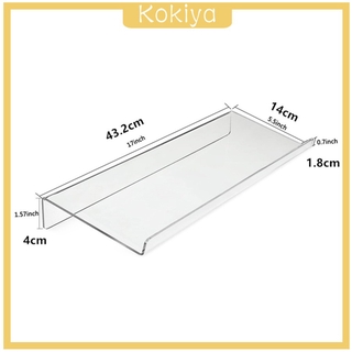 ( Kokiya ) ขาตั้งแป้นพิมพ์คอมพิวเตอร์แบบใสกันลื่น