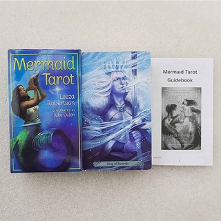 การ์ดเกม Mermaid Tarot ขนาด 12X7 ซม. 78 ชิ้น