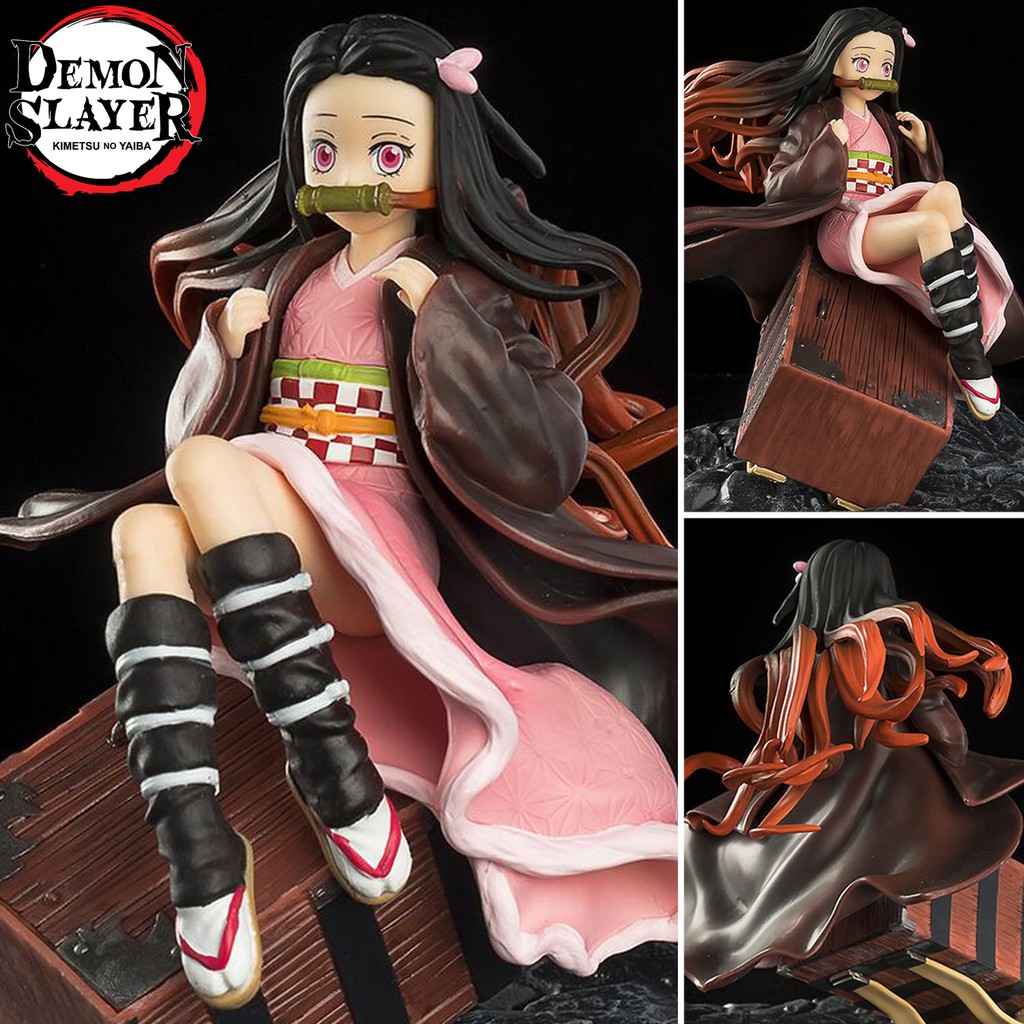 Figure ฟิกเกอร์ Model โมเดล จาก Kimetsu no Yaiba Demon Slayer ดาบพิฆาตอสูร Nezuko Kamado เนซึโกะ คามาโดะ ชุดกิโมโน