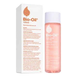 Bio-Oil Bio Oil BioOil ไบโอ-ออยล์ ไบโอออยล์ ป้องกัน ผิวแห้ง ผิวแตกลาย รอยแผลเป็น ขนาด 125 ml 05438