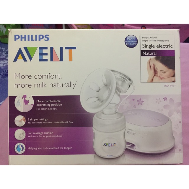 เครื่องปั้มนมไฟฟ้าเดี่ยวยี่ห้อ  Phillips  Avent
