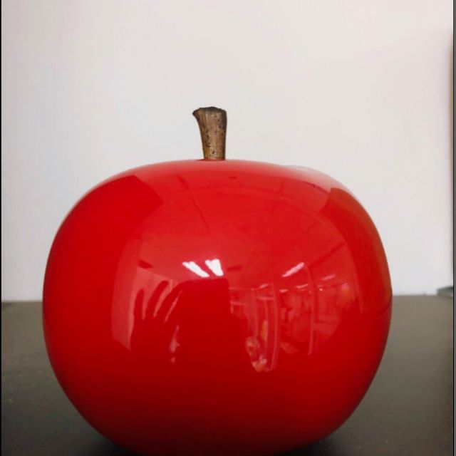 Apple home decor Acrylic coated lime stone