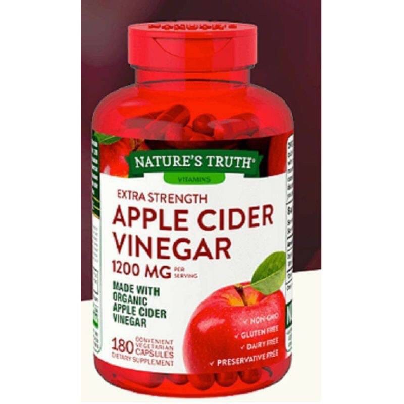Nature's Truth Organic Apple Cider Vinegar 1200 mg