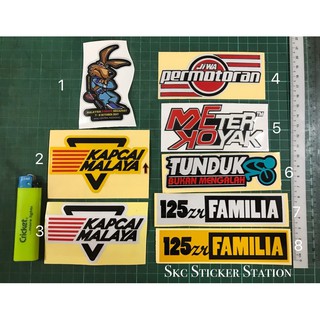 สติกเกอร์สะท้อนแสง สําหรับเรือคายัค Kapcai Malaya Jiwa Permotoran 125zr