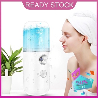 [Surf] Facial Atomization Face Mist Sprayer Moisturizing Mister Mist Handy USB Nano Spray 30ML