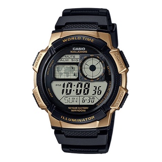 นาฬิกา CASIO Standard World Time Map รุ่น AE-1000W-1A3 คาสิโอ