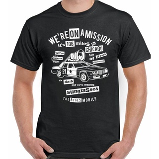 GILDAN ลดราคา เสื้อยืดลําลอง แขนสั้น พิมพ์ลาย The Blues Brothers We Are A Mission สําหรับผู้ชาย