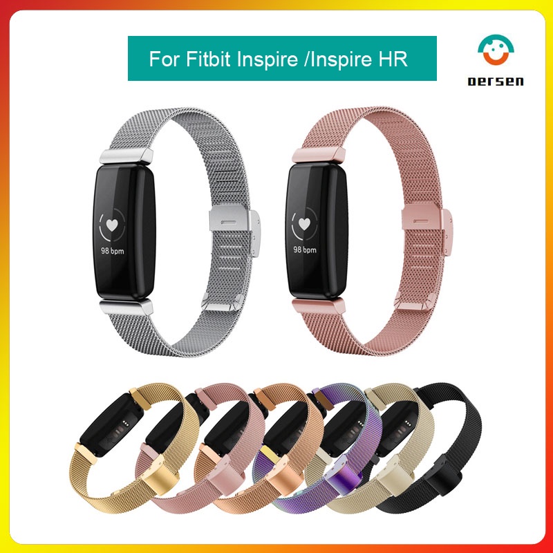 Milanese สายนาฬิกาข้อมือสเตนเลส แบบเปลี่ยน สําหรับ fitbit Inspire 2 fitbit inspire2