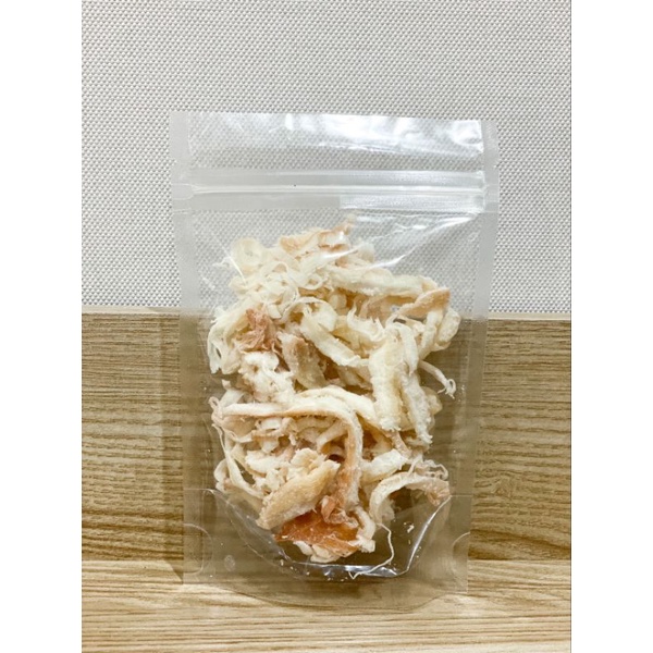 ขนาดทดลอง หมึกหยองหิมะ (Shredded Dried Squid)