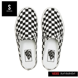 Vans Classic Slip-On Mule Checkerboard รองเท้าผ้าใบ สลิปออน แบบสวม