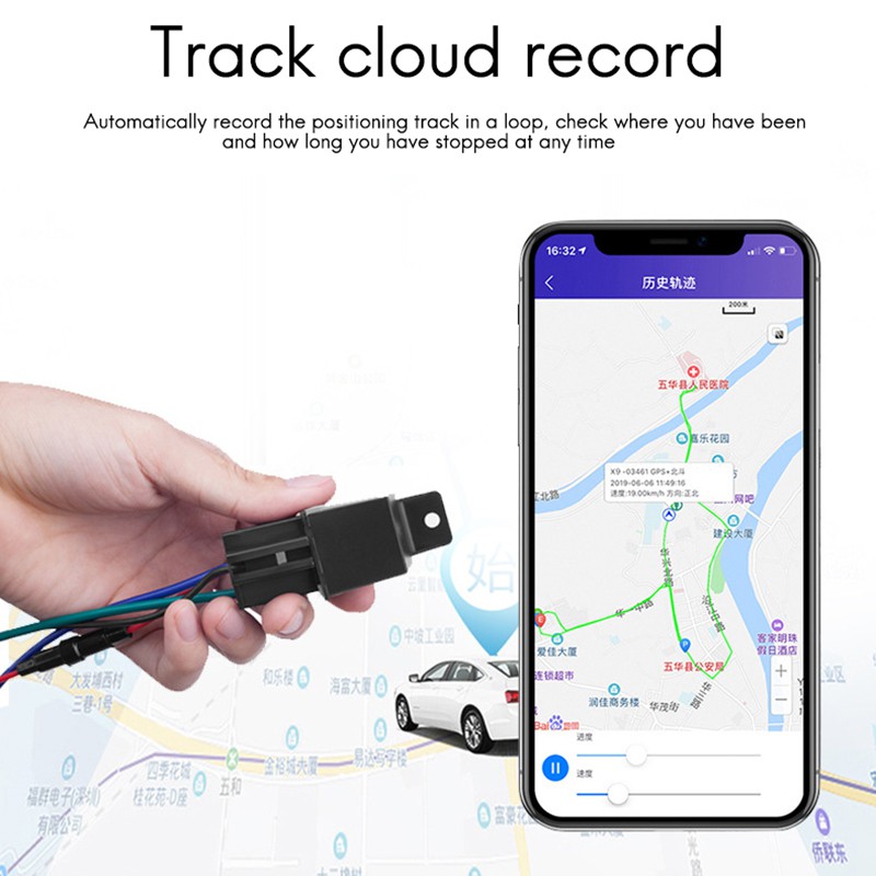 Gps Tracker C13 Real Time อุปกรณ์ติดตามรถยนต์รถจักรยานยนต์