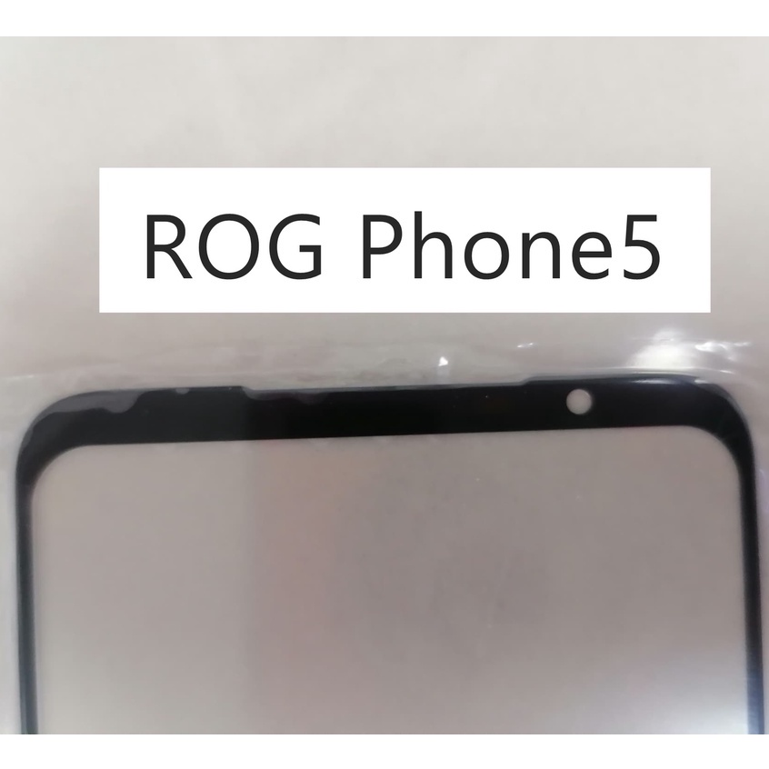 กระจก งานอะไหล่ งานช่าง ลอกจอสำหรับ Asus ROG Phone 5 ZS673KS I005DA (สีดำ)