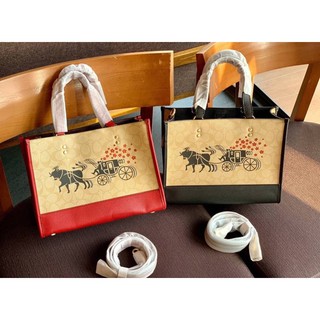 New arrival!! COACH LUNAR NEW YEAR DEMPSEY CARRYALL IN SIGNATURE WITH OX AND CARRIAGE((C2181))