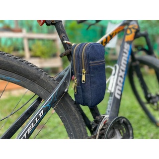 กระเป๋ายีนส์jeans 2 ซิป ใส่มือถือ ห้อยข้างสอดเข็มขัด ขนาด 6 …