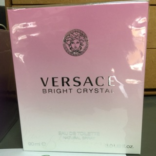 Versace bright crystal 90 ml กล่องซีล