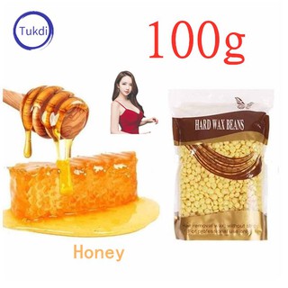 A69 แว็กกำจัดขน100g Honey Hard wax Bean แว็กกำจัดขน100g ทำเองง่ายๆที่บ้าน ของแท้!! ไม่จำเป็นต้องจ่ายแพง