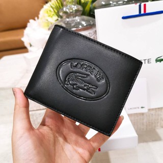 Lacoste Mens Classic Leather Wallet