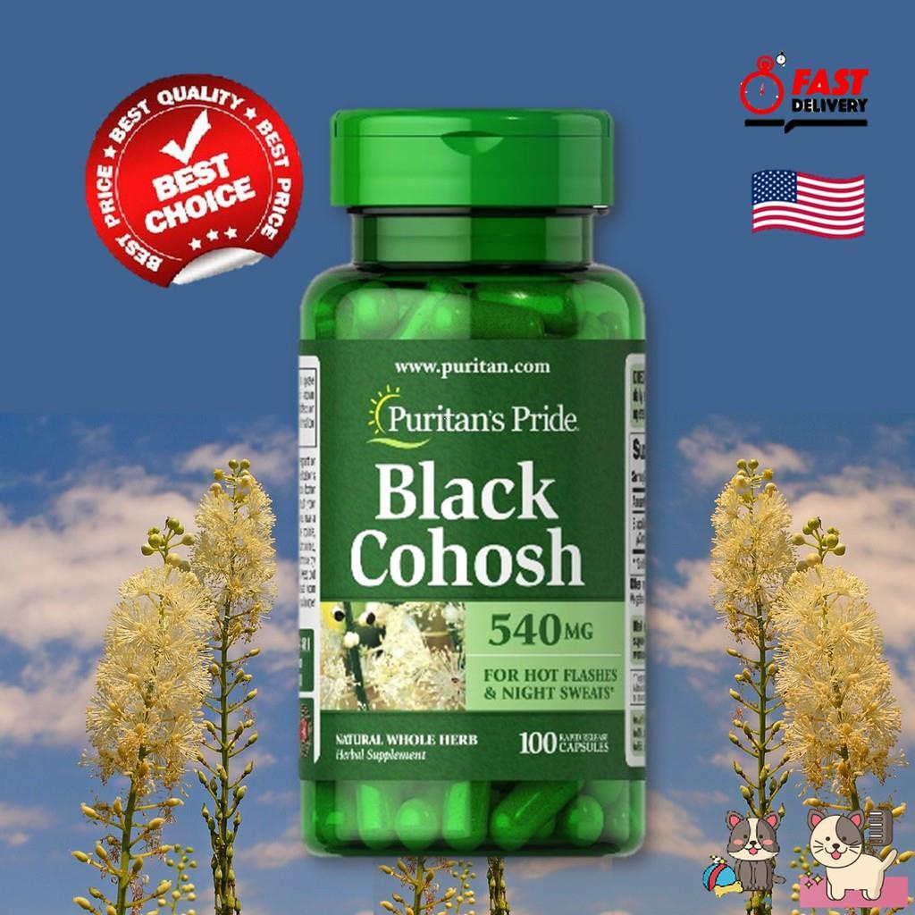 🀊Black Cohosh 540 mg / 100 Capsules Puritan’s Pride