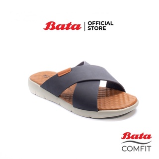 Bata Comfit บาจา คอมฟิต รองเท้าแตะเพื่อสุขภาพ รองเท้าลำลอง รองเท้าแตะ สำหรับผู้ชาย รุ่น Comfty สีกรมท่า 8619213