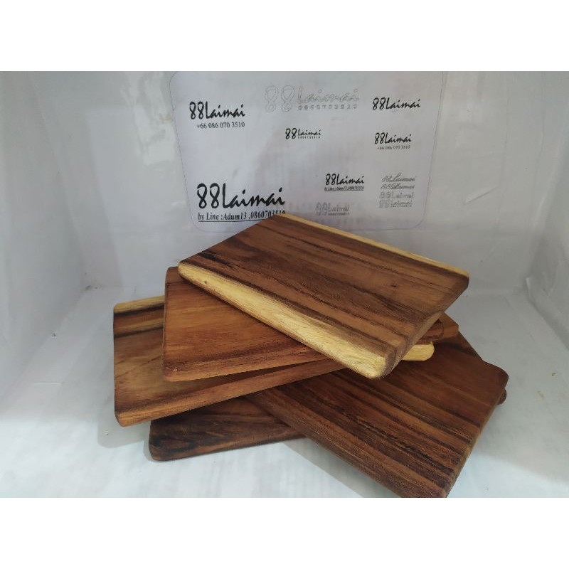 เขียงไม้ แผ่นไม้(Cuttingboard ) ขนาด 7x9 นิ้ว แบบเพิ่มเลเชอร์ ( ระบุแชท) - รูปที่ 7