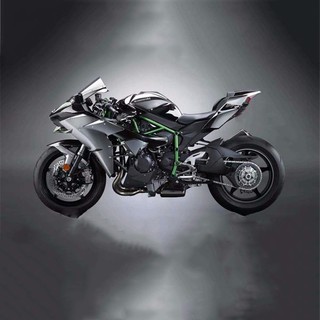 ของเล่นโมเดลรถจักรยานยนต์ 1 : 18 Maisto Kawasaki H 2 R