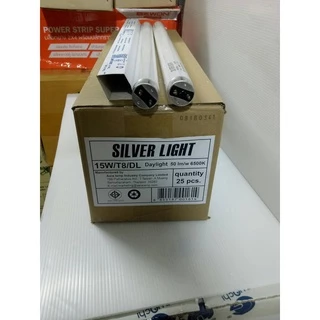 หลอดยนีออน 15W silverlight ยาว 45เซน แสงขาว นีออน 15วัตต์ หลอดไฟนีออน แบบยาว 450mm