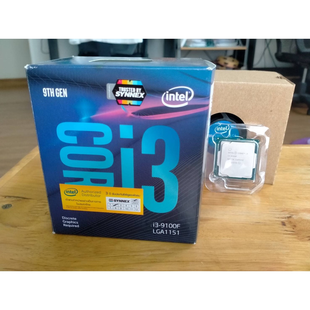 CPU Intel Core I3 9100F 3.60GHz 4C/4T LGA1151 (มือสอง)