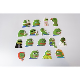 Sticker กบ pepefrog