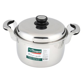 kitchenware STEWPOT SEAGULL PACIFIC 24CM Kitchen equipment Kitchen equipment เครื่องครัว หม้อต้ม 24 ซม. SEAGULL PACIFIC